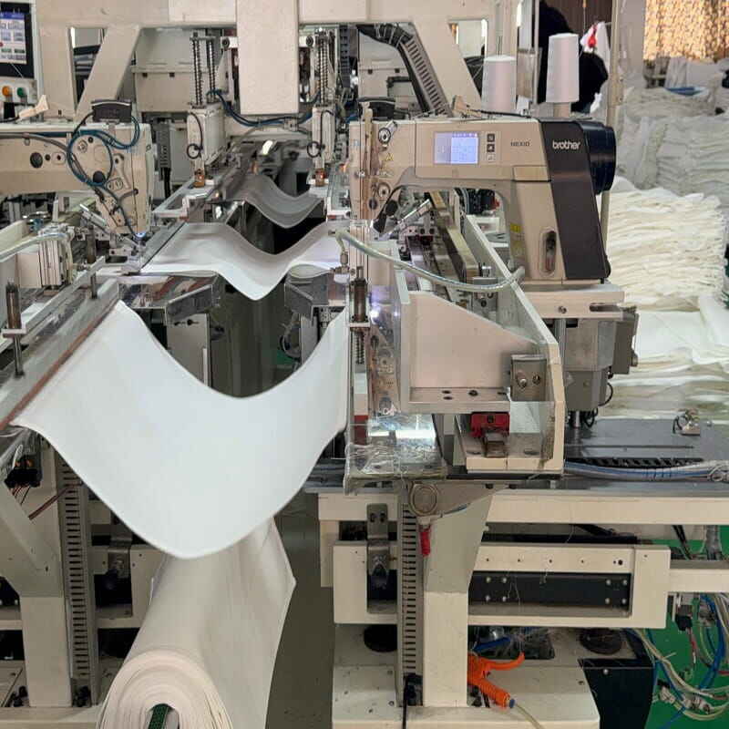 automatic terry towel cross cutting hemming machine et 5835 hs-2