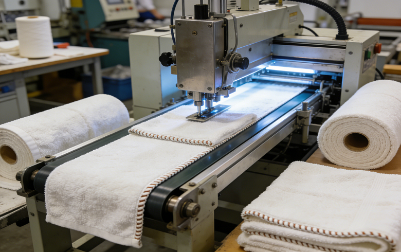 Automating Finishing with a Towel Hemming Machine