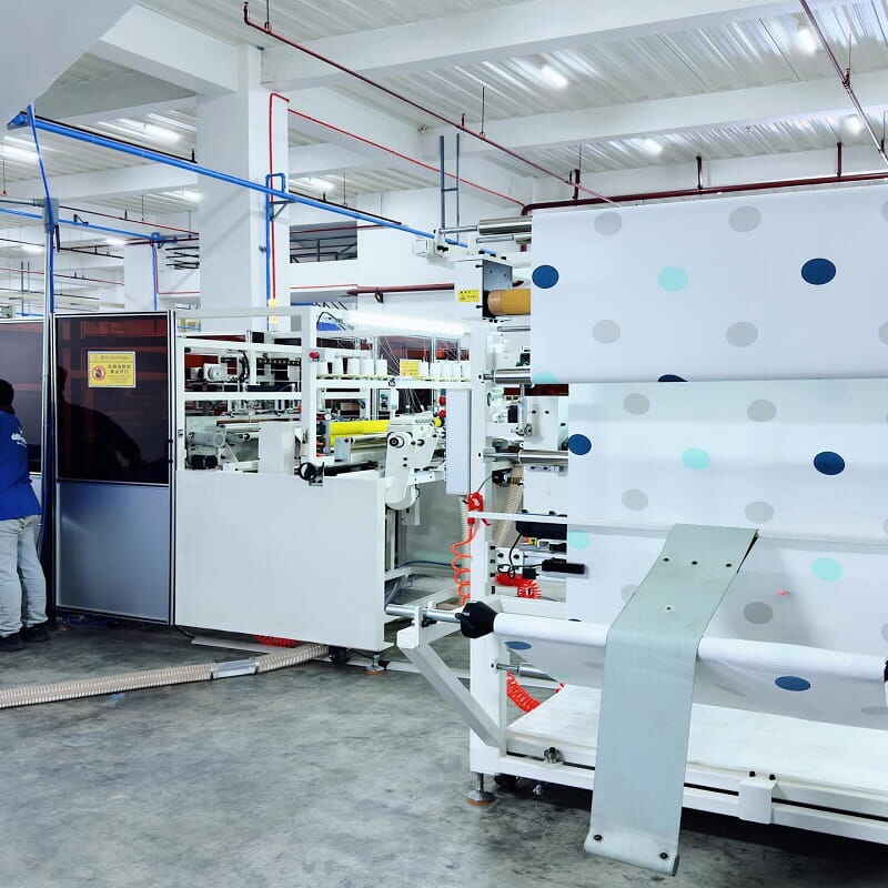 fully automatic envelope pillowcase making machine a b fabric et 6628-1