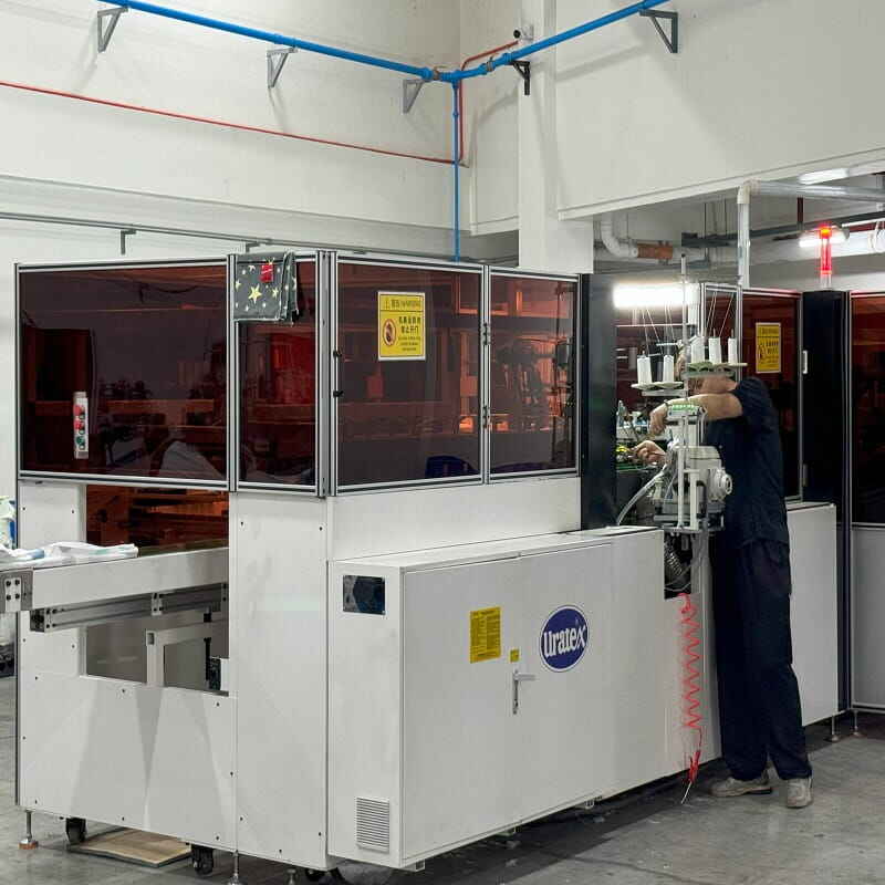 fully automatic envelope pillowcase making machine a b fabric et 6628-3