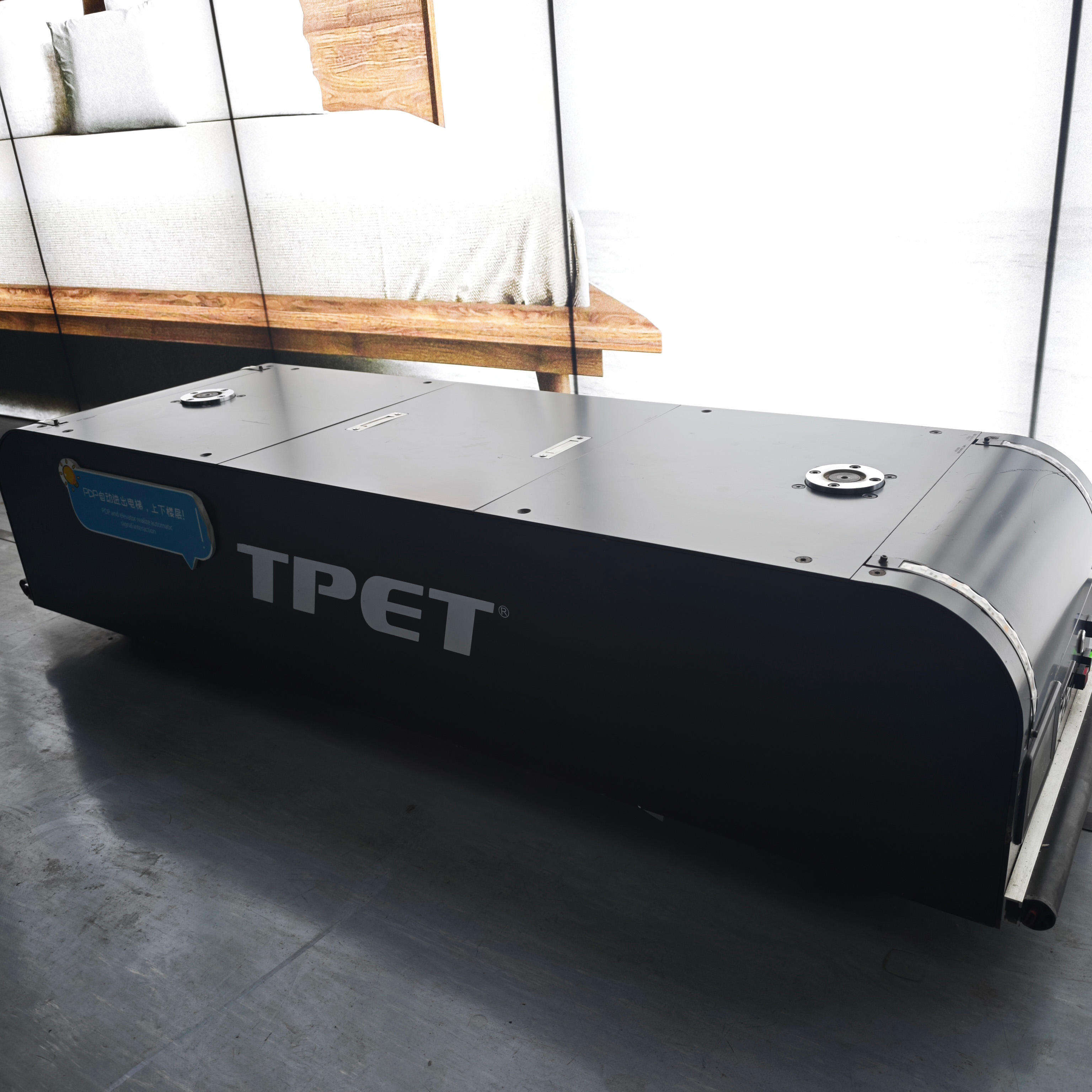 smart agv autonomous vehicle magnetic navigation tp 3550-2
