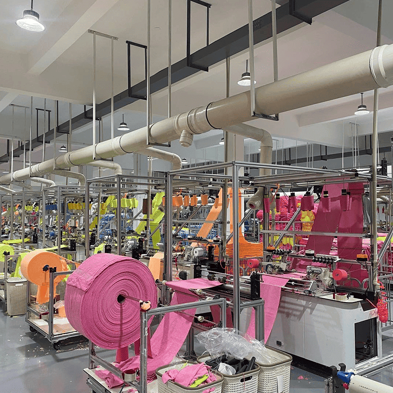 automated industrial overlock sewing machine for towels et 5812 jwb-5