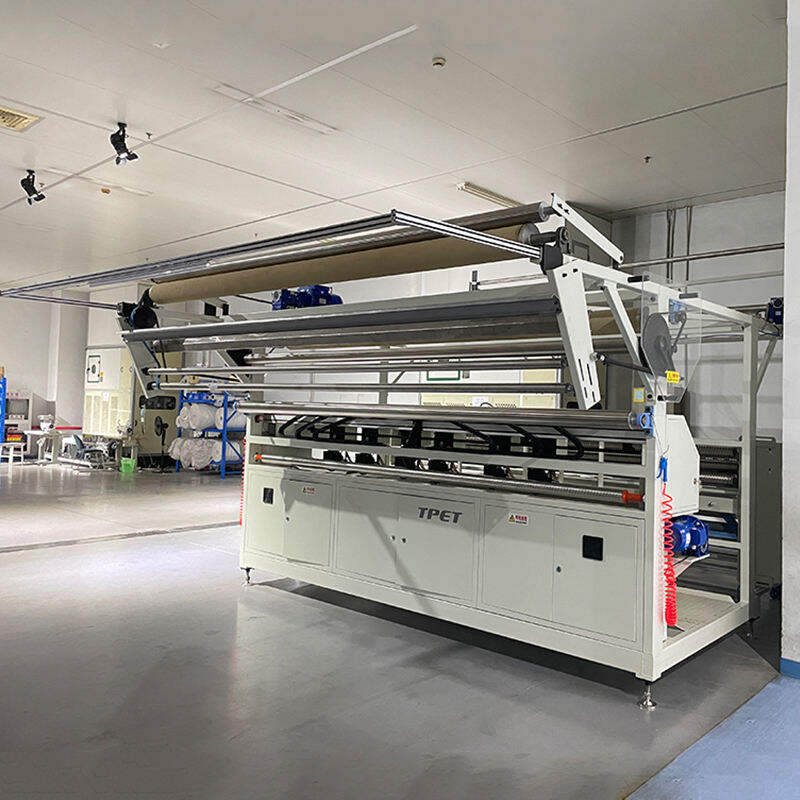 automatic fabric roll slitting machine et 5834-4