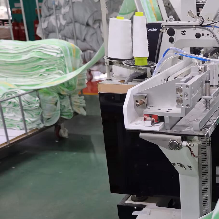 industrial automatic terry towel cross cutting hemming machine et 5835 ii-6