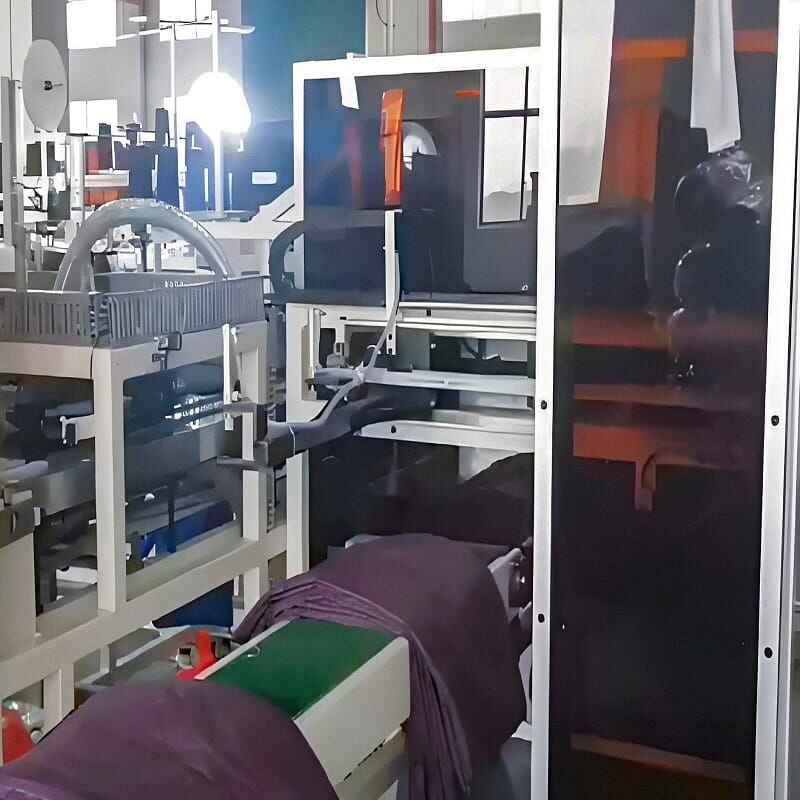 fully automatic pillow cover making machine 4 sided folding sewing et 6620-5