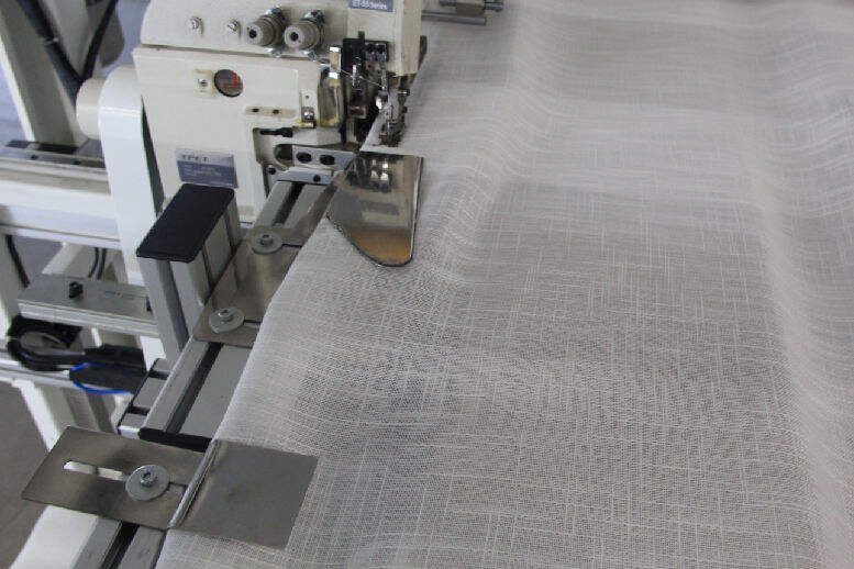 fully automatic curtain sewing machine double sided hemming et 2210-2