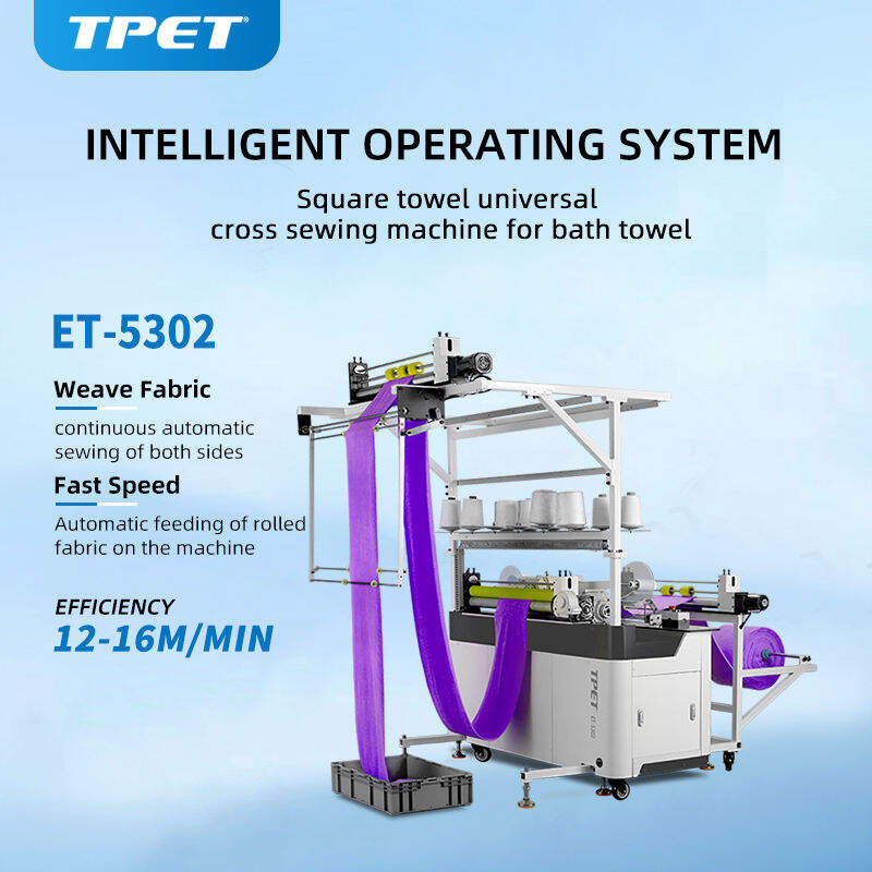 automatic continuous towel hemming machine et 5302-1