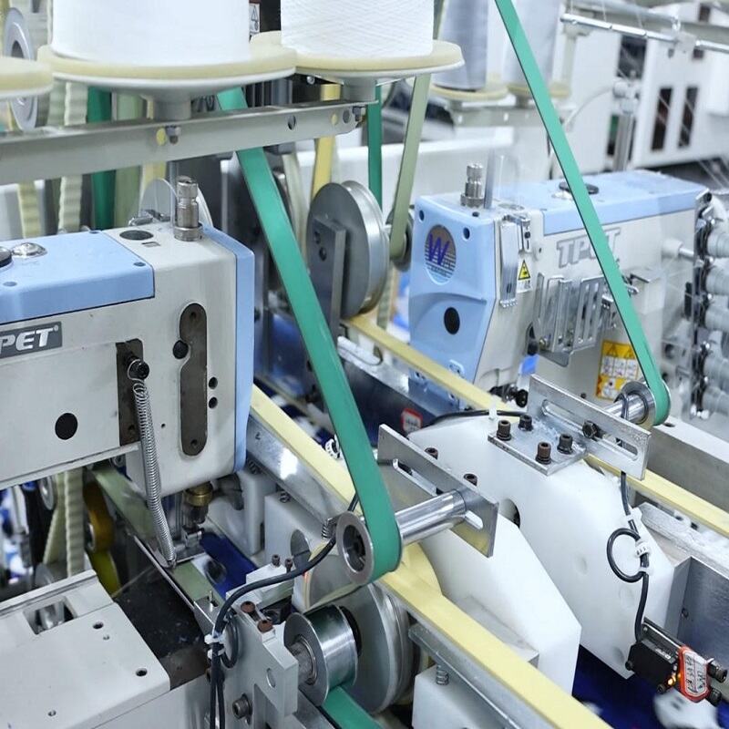 fully automatic 4 sided blanket production line et 5883-5