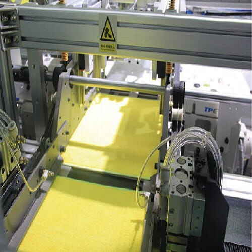 automatic multi lane towel cross cutting hemming machine et 5301-1