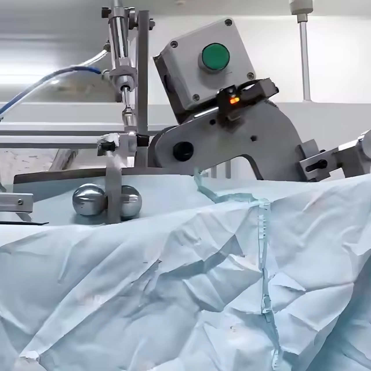 Auto Fabric Cutting And Thread Trimming