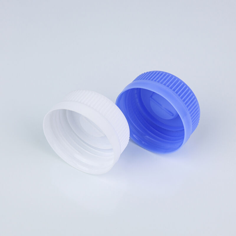 Custom Logo 45mm Bottle Cap with Tamper Evident Ring for Beverage Brands Plastic Screw Cap Wholesale