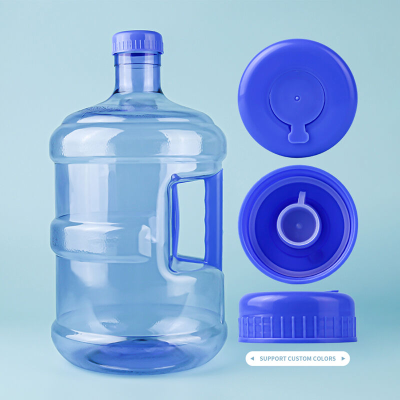 Custom Logo 55mm Bottle Cap with Tamper Evident Ring for 5 Gallon Water Dispenser Jugs