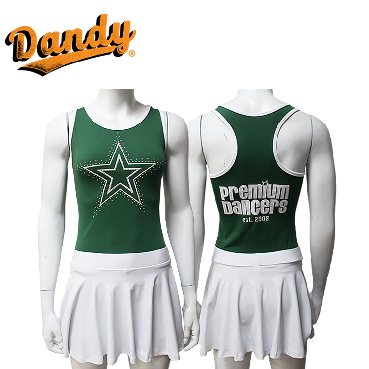 2026 Nova sezona Dizajn Brzo vrijeme obrta Čerlider Top i suknja sa logotipom Kristal