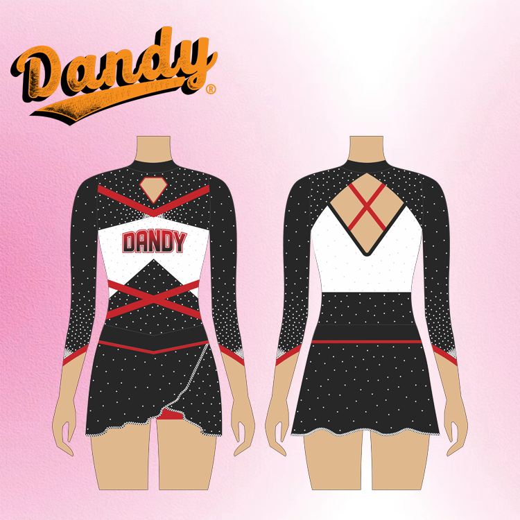 Gençler ve Yetişkinler İçin Cheerleading Üniformaları – Özel Sublime Edilmiş Logolar ve Numaralar