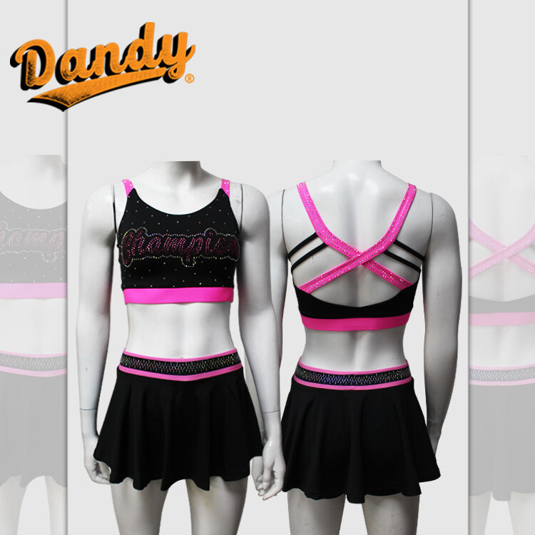 High Quality Custom Cheer Practice Wear tank Top and Shorts Youth Cheerleading Training Cheerleader Dance Short