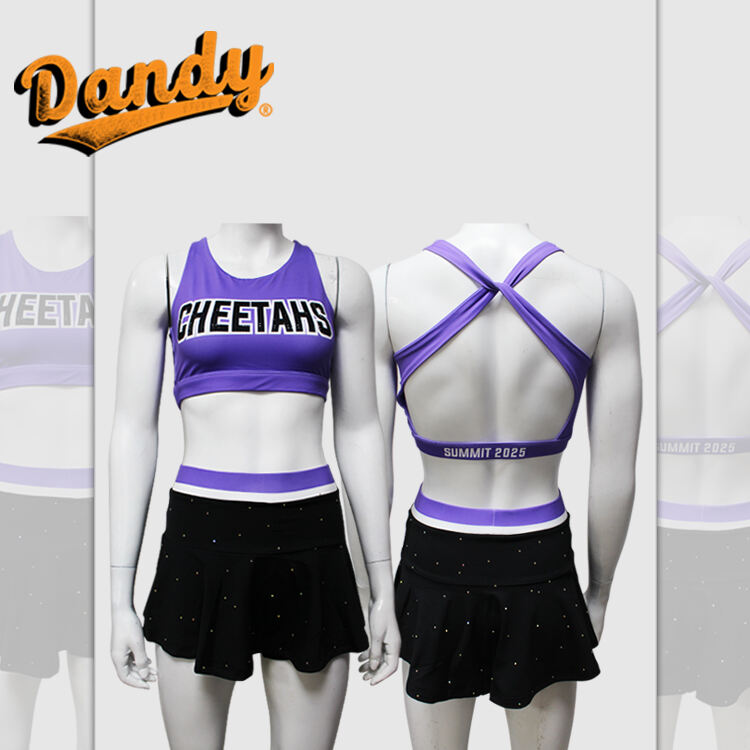 Professional Sublimation Craft Practice Wear Team Color Matching Custom Top and Skirts Set