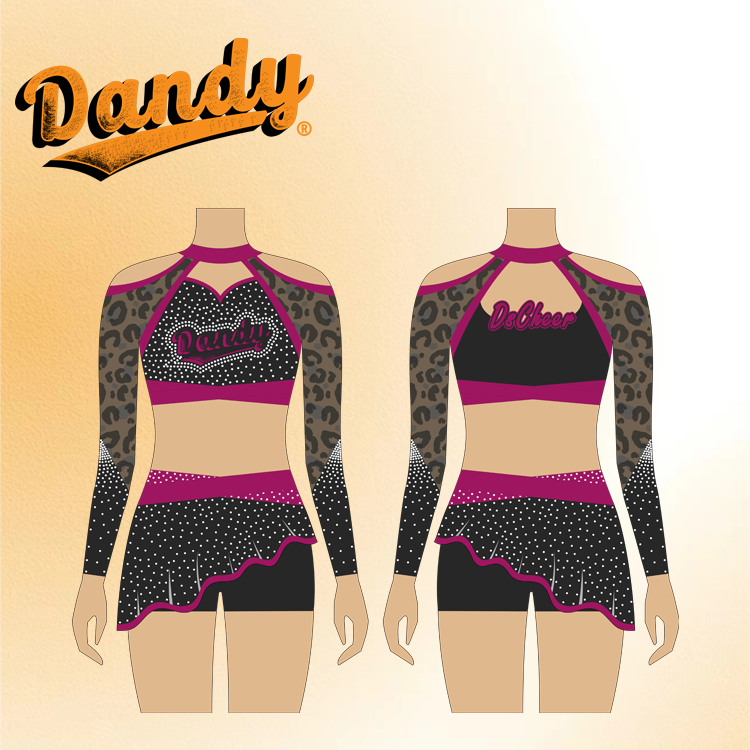 Modern Kesimli Cheerleading Üniforması – Özel Logo, Canlı Renkler, Yüksek Etki Stili, Genç ve Yetişkin Bedenleri