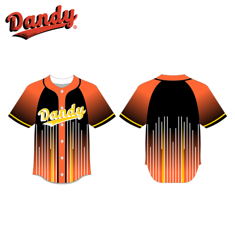 Üstün Kaliteli Baseball Forması Düğmeli Unisex Genç Yetişkin Boyu Özel Sipariş Sizin Logonuz