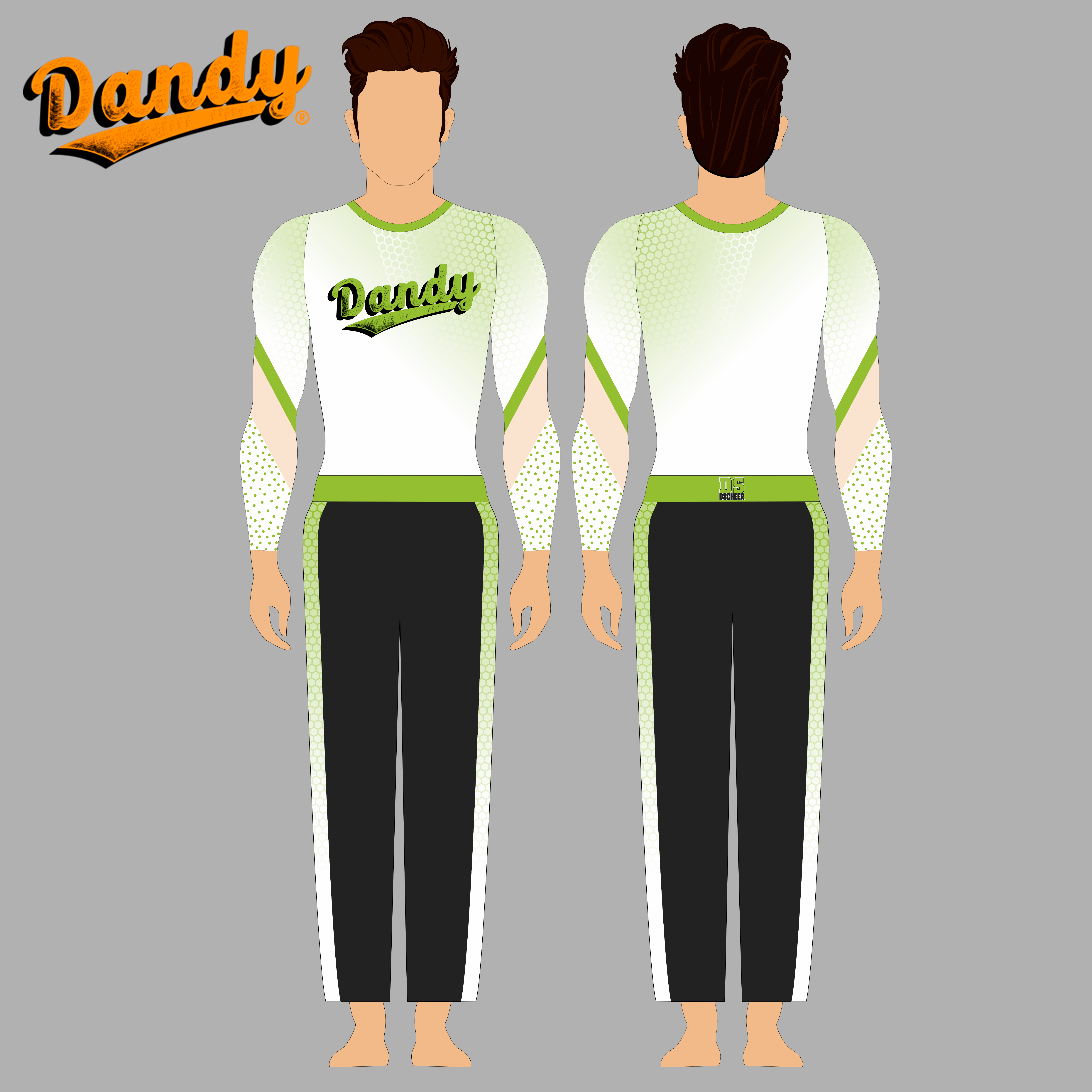 Custom Made Men Cheerleading Uniforms at Wholesale Factory Price for School & Club Teams