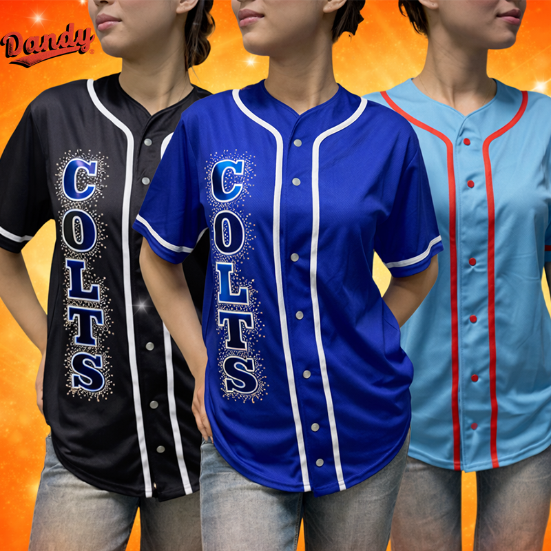 2026 Newest Design Fashion Cheer Baseball Jerseys for Teams & Schools with Modern Design Clean Fit Custom Logos