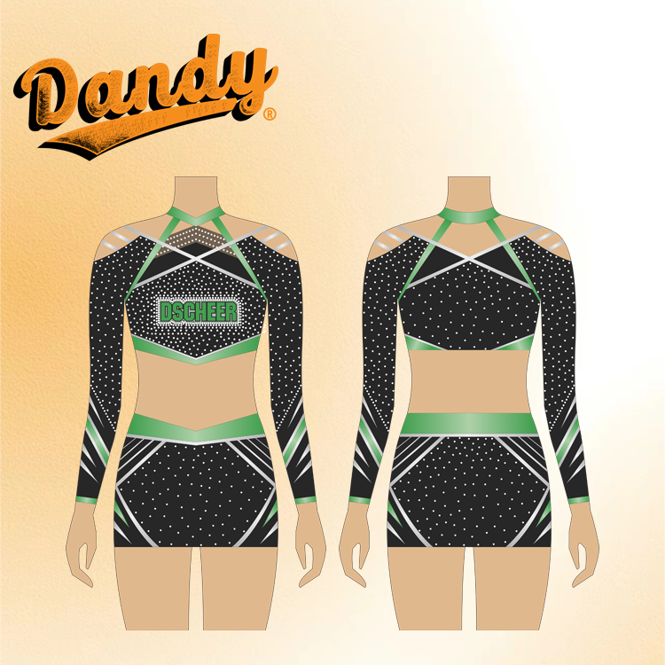 Parlak Cheerleading Üniformaları – Göz alıcı Tasarımlar, Işık ve Yapay Elmas Detaylar