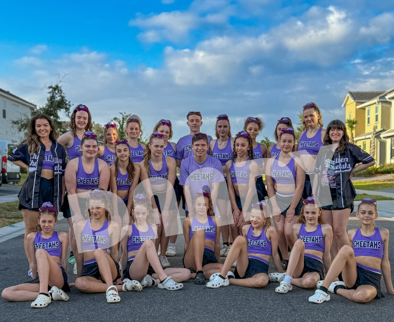Cheetahs Cheer Team lyser i sommarshowen