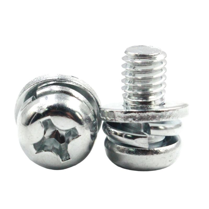 Stainless Pan Head Cylindrical Head Hexagon Socket Torx Socket Hexagon Socket Sems Screw