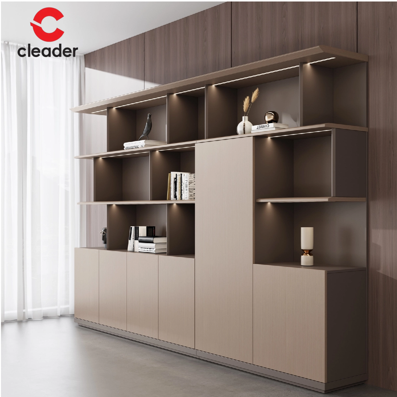 Modern Executive Office Filing Cabinet Durable Wooden Furniture for  Commercial