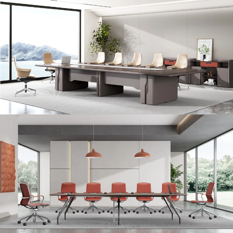 Modern Wooden Modular Conference Table Meeting Room Desk 8 10