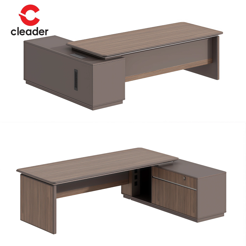 Luxury Work Table Escritorio De Oficina Furniture L Shape Strong Mobilier Bureau