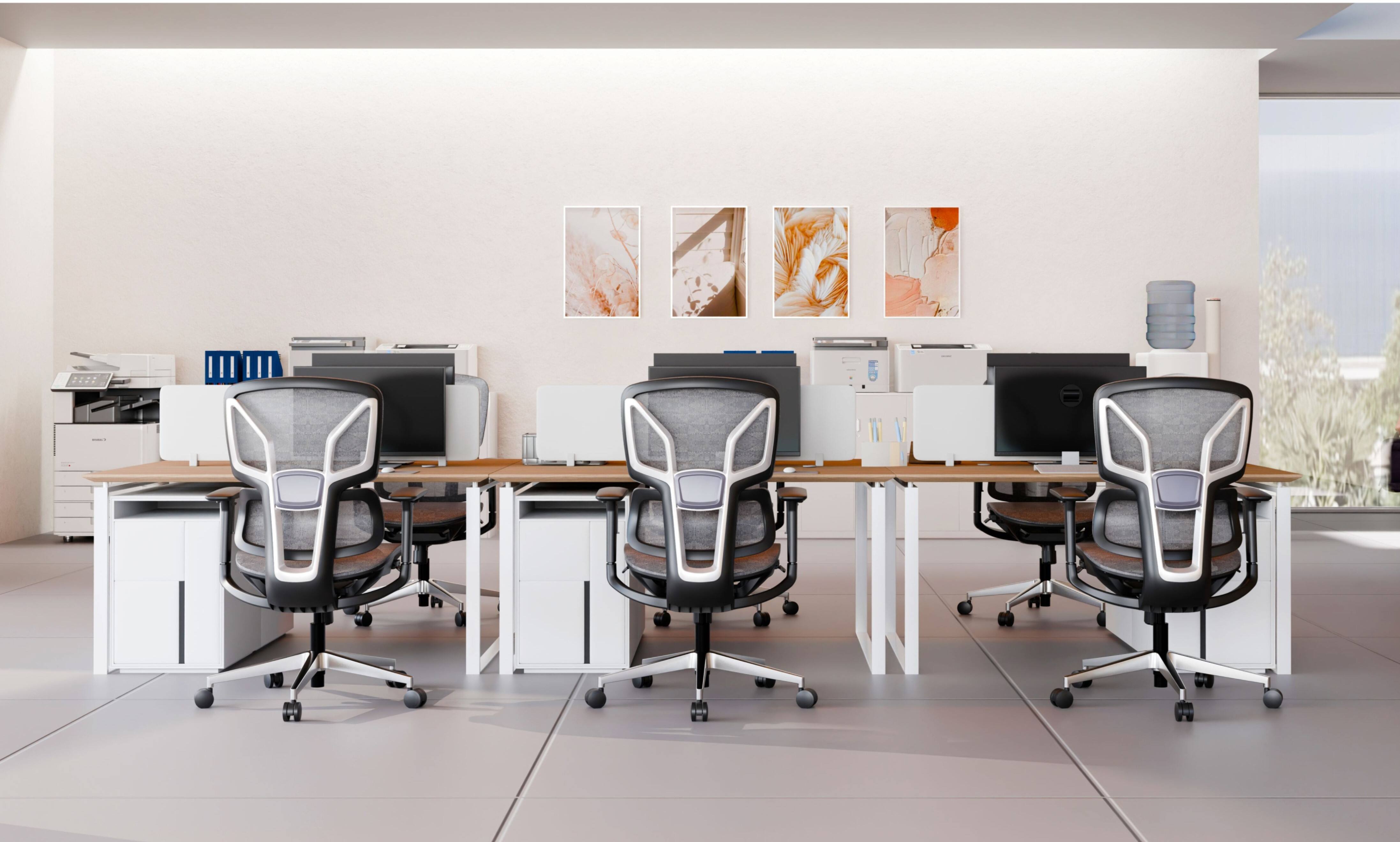 High Elasticity Swivel Office Mesh Chair with Adjustable Headrest Modern Design内容插图-2.jpg