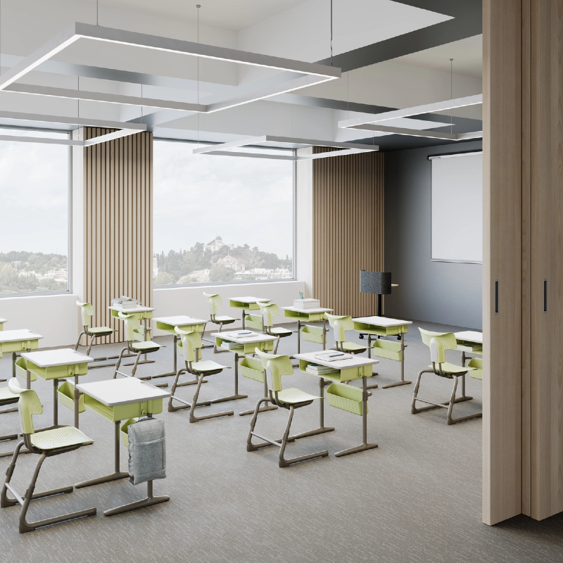 High Quality School Furniture Student Chair  Study Tables and Chairs 