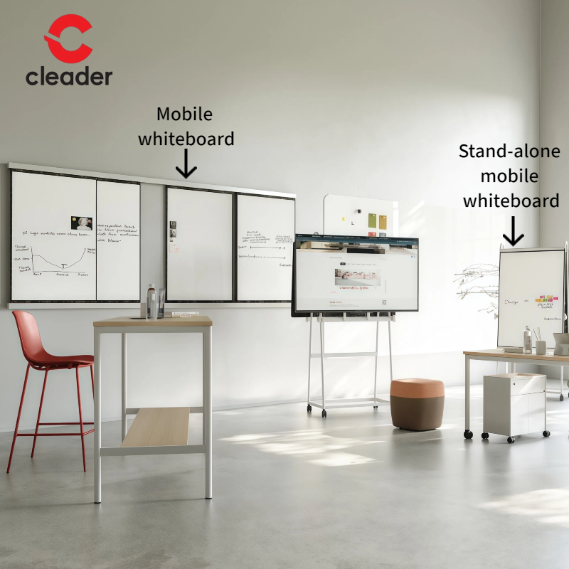 Slide the Whiteboard Dry Erase Board with Pen Holder Whiteboard Eraser Water-based Pen