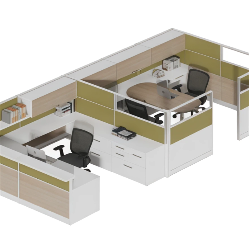 Modular screen office desk - workstation