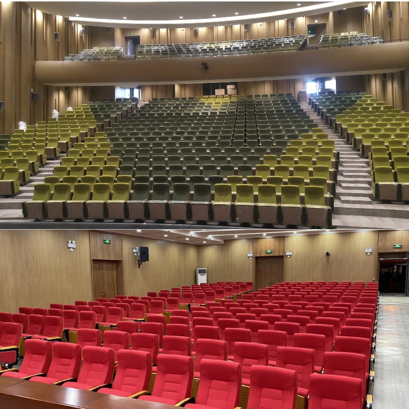 School Theater Seat Hall Auditorium Chair with Writing Pad Lecture Chair