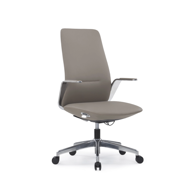 Modern Executive Leather Chair Comfortable Soft Swivel High Back Office