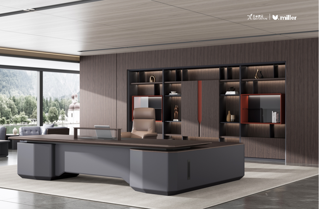 Luxury Work Table Escritorio De Oficina Furniture L Shape Strong Mobilier Bureau-内容插图 (3).png