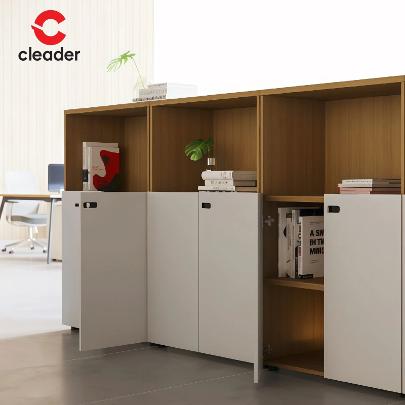 Wooden Lockable Aluminum Filing Cabinets Melamine Particle Board for Office