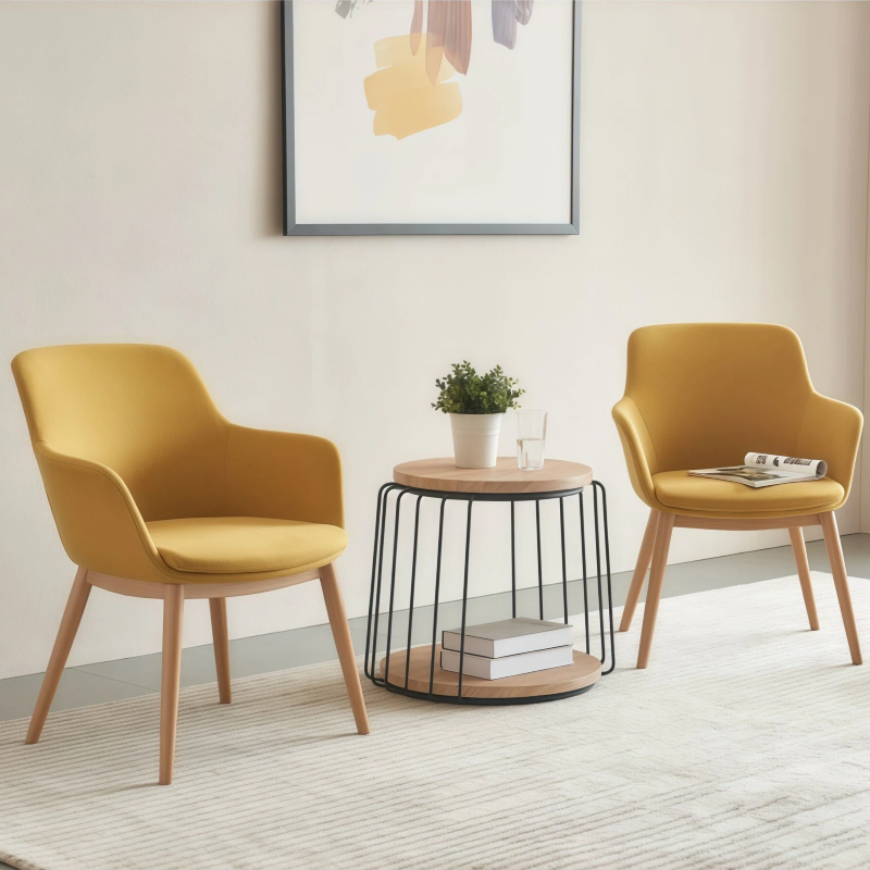 Modern Style Simple Reception Table and Chair Combination for or Negotiation