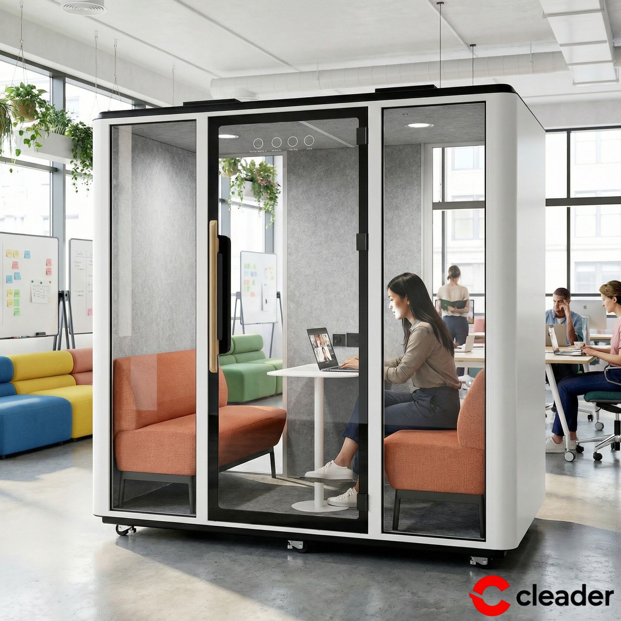 Wie können Privacy Pods die Zusammenarbeit in gemeinsam genutzten Räumen revolutionieren?