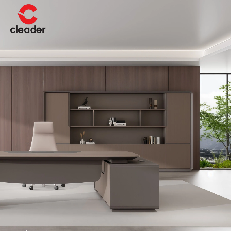 Modern Executive Office Filing Cabinet Durable Wooden Furniture for  Commercial