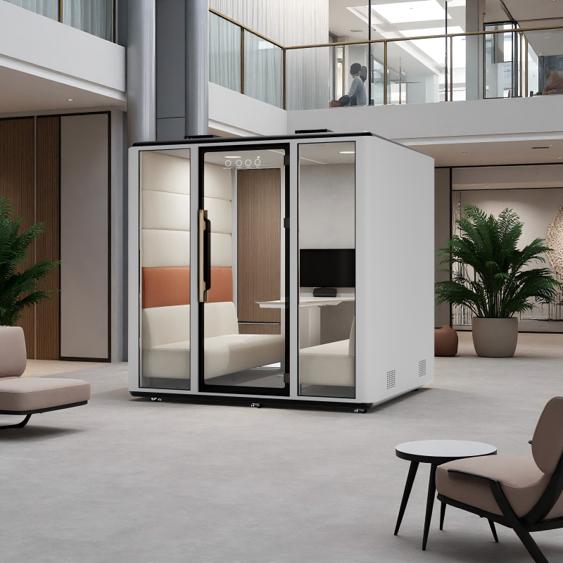 Modern Executive Meeting Pods Smart Modular Mobile Phone Booths