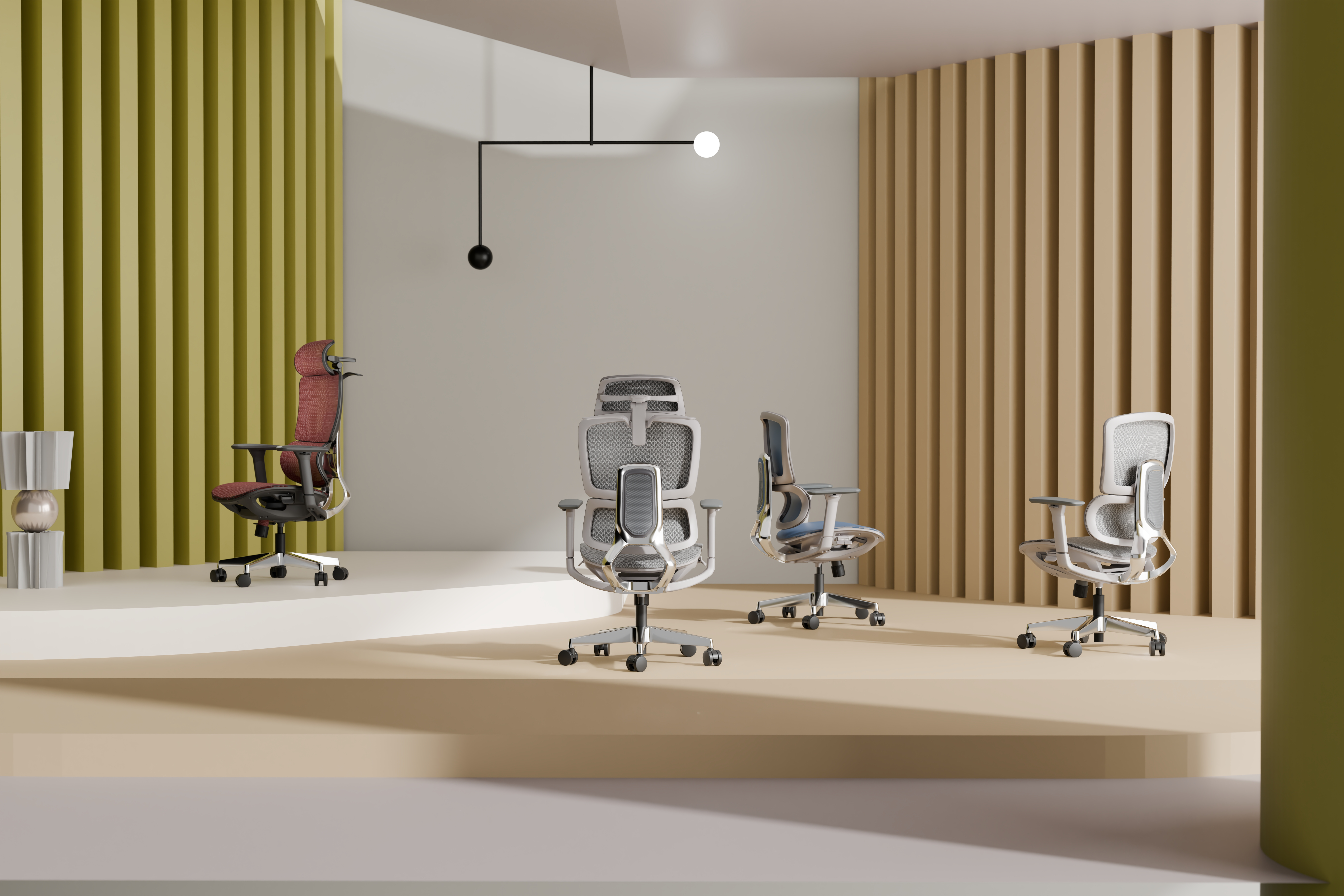 Modern Ergonomic Office Chair Heavy-duty High Back Mesh Chair for Office Home 内容插图-2.png