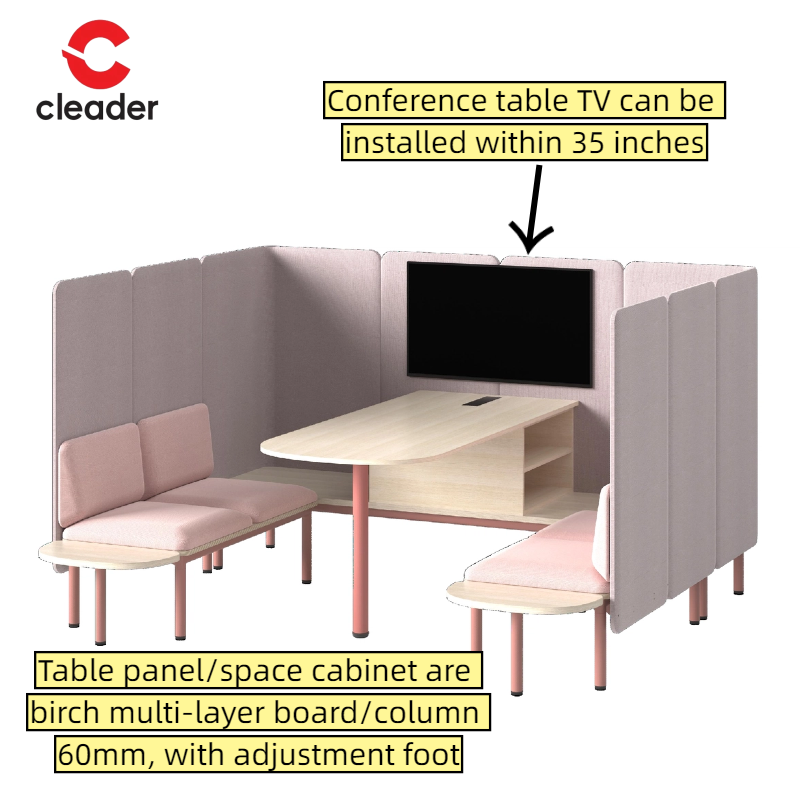 Luxury Sectional Sofa Office Commercial furniture fabric modern Office sofa