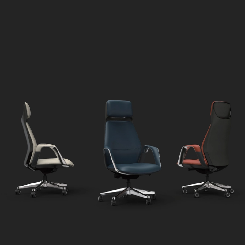 Leisure Ergonomic Office Chair Executive Boss Manager Chairs Genuine Leather