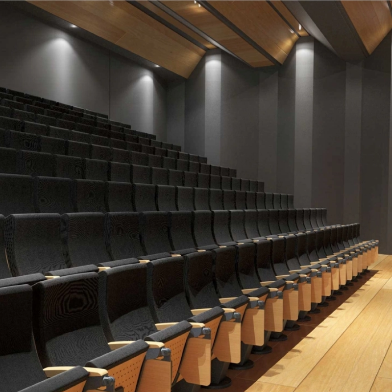 School Theater Seat Hall Auditorium Chair with Writing Pad Lecture Chair