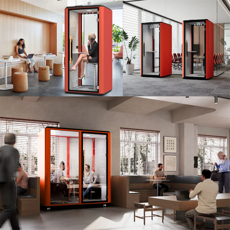 Cabin Soundproof Privacy Noise Office Phone Booths Work Meeting Office Pod