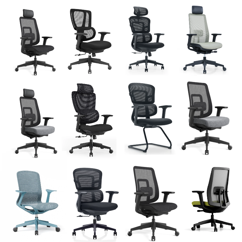 Ergonomic Office Chair Comfortable Swivel Modern Rocking Mesh Fabric