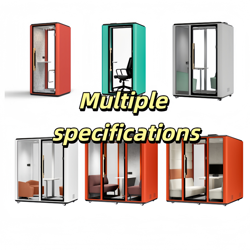 Modern aluminum frame soundproof moveable mobile conference cabins