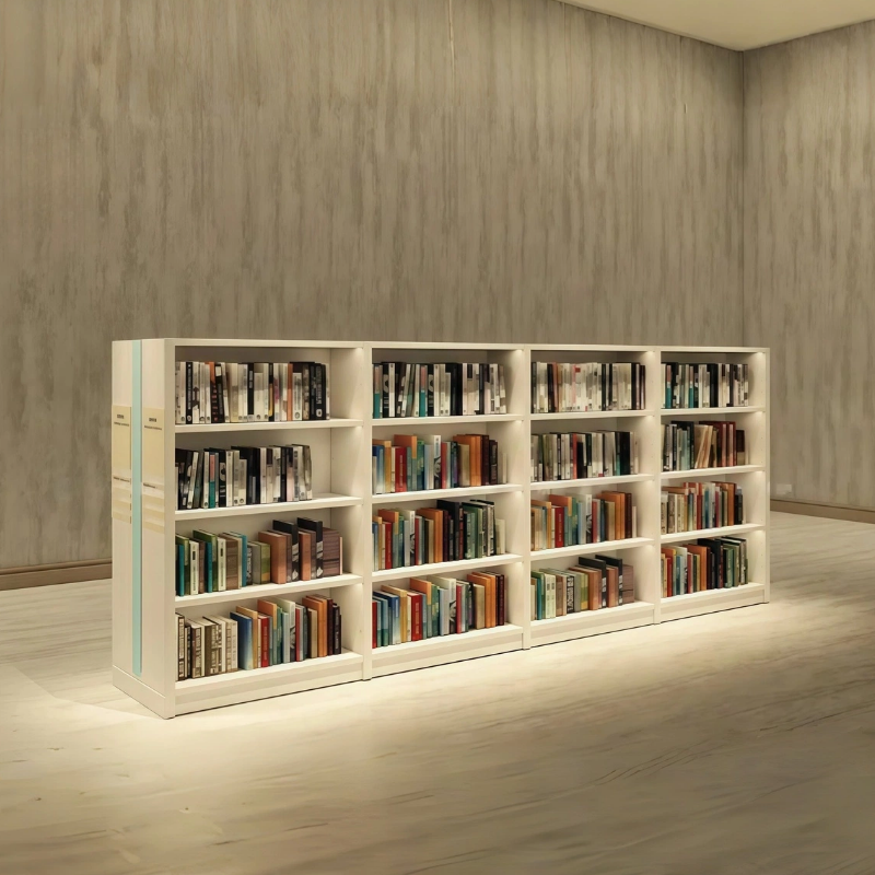 Quality School Furniture Library Equipment Steel Metal/Wooden   Bookshelf